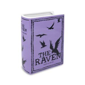 The Raven - Purple - Large Book Vase